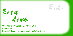 rita limp business card